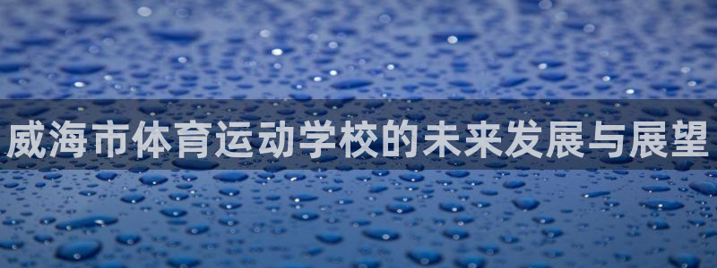 vsport体育官方正版app代理：威海市体育运动学校的未来