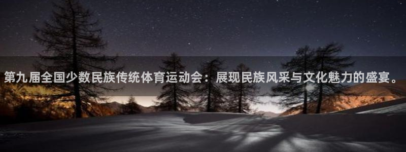 vsport体育官方集团官网：第九届全国少数民族传统体育运动