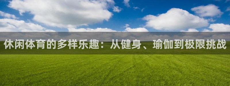 vsport体育官方正版app娱乐40996：休闲体育的多样