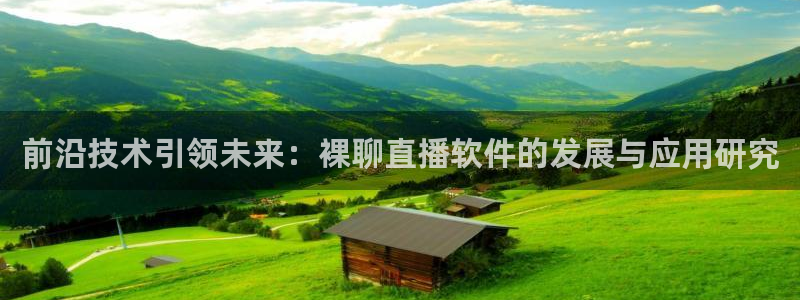 833篮球直播在线直播：前沿技术引领未来：裸聊直播软件的发展与应用研究